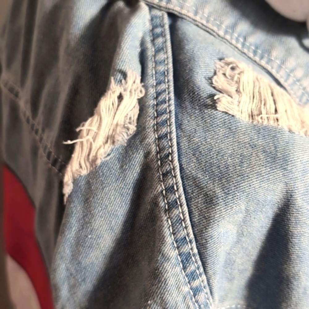 Naruto Kakashi Hatake Denim Jacket Hoodie Unisex M - Picture 5 of 14